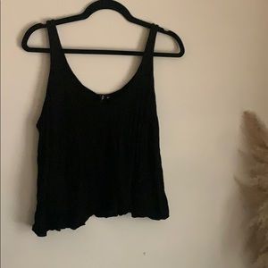 Flowy crop tank